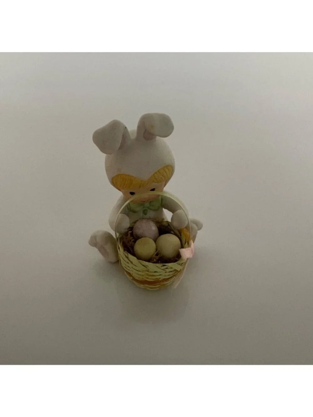 Enesco 1983 Country Cousins Holly Babes Baby Bunny Easter Collectible Vintage